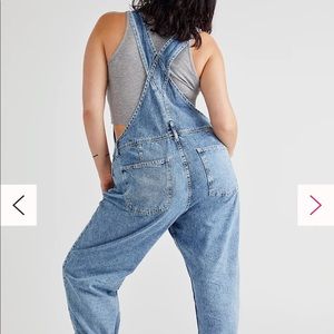 Free People Ziggle Overalls.